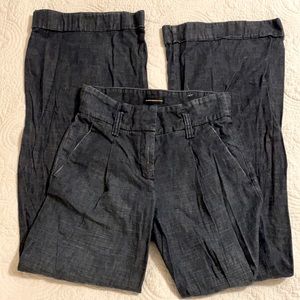 Express high-waisted wide leg jeans